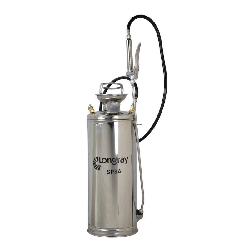 Longray Stainless Steel Hand Pumped Sprayer 2 Gallon   Longray Stainless Steel Hand Pumped Sprayer 2 Gallon 