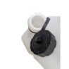 Solution tank opening and lid